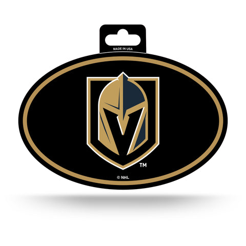 Vegas Golden Knights Oval Decal Full Color Sticker NEW!! 3 x 5 Inches Free Shipping