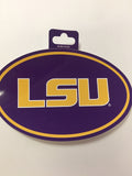 LSU Tigers Oval Decal Full Color Sticker NEW!! 3 x 5 Inches Free Shipping