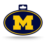 Michigan Wolverines Oval Decal Full Color Sticker NEW!! 3 x 5 Inches Free Shipping