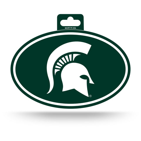 Michigan State Spartans Oval Decal Full Color Sticker NEW!! 3 x 5 Inches Free Shipping