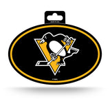 Pittsburgh Penguins Oval Decal Full Color Sticker NEW!! 3 x 5 Inches Free Shipping