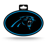 Carolina Panthers Oval Decal Full Color Sticker NEW!! 3 x 5 Inches Free Shipping