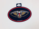New Orleans Pelicans Oval Decal Full Color Sticker NEW!! 3 x 5 Inches Free Shipping