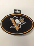 Pittsburgh Penguins Oval Decal Full Color Sticker NEW!! 3 x 5 Inches Free Shipping