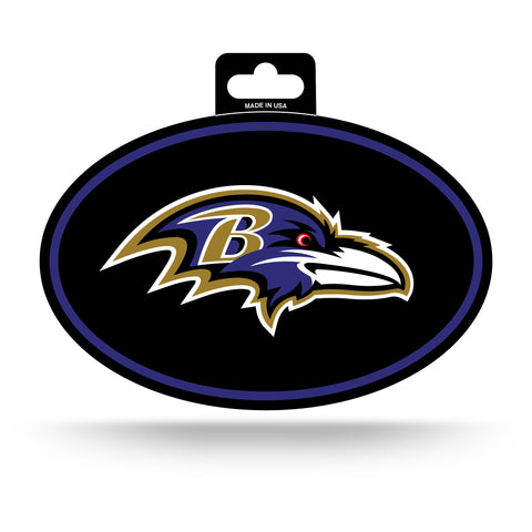 Baltimore Ravens Oval Decal Full Color Sticker NEW!! 3 x 5 Inches Free Shipping