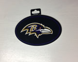 Baltimore Ravens Oval Decal Full Color Sticker NEW!! 3 x 5 Inches Free Shipping