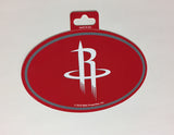 Houston Rockets Oval Decal Full Color Sticker NEW!! 3 x 5 Inches Free Shipping
