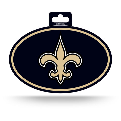New Orleans Saints Oval Decal Full Color Sticker NEW!! 3 x 5 Inches Free Shipping