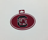 South Carolina Gamecocks Oval Decal Full Color Sticker NEW!! 3 x 5 Inches Free Shipping