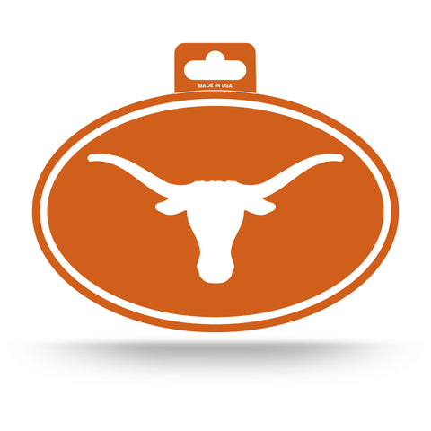 Texas Longhorns Oval Decal Full Color Sticker NEW!! 3 x 5 Inches Free Shipping