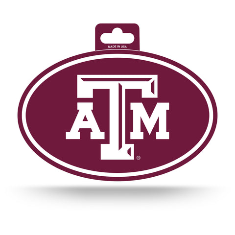 Texas A&M Aggies Oval Decal Full Color Sticker NEW!! 3 x 5 Inches Free Shipping