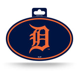 Detroit Tigers Oval Decal Full Color Sticker NEW!! 3 x 5 Inches Free Shipping