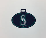 Seattle Mariners Oval Decal Full Color Sticker NEW!! 3 x 5 Inches Free Shipping