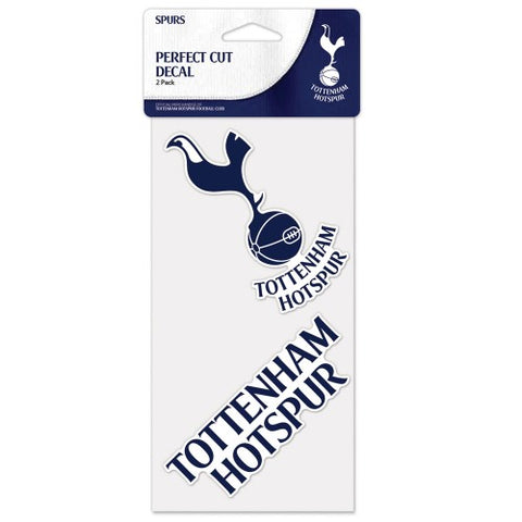 Tottenham Hotspur FC Set of 2 Die Cut Decal Stickers Perfect Cut Free Shipping