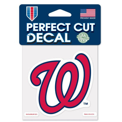 Washington Nationals Hat Logo Die Cut Decal Stickers Perfect Cut 3x3 inches