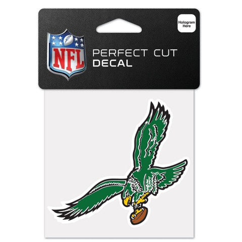 Philadelphia Eagles Retro Logo Die Cut Decal Stickers Perfect Cut 4x2 inches