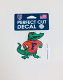 Florida Gators Retro Logo Die Cut Decal Stickers Perfect Cut 3x3 inches