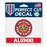Louisiana Ragin Cajuns Alumni Die Cut Decal Stickers Perfect Cut Free Shipping