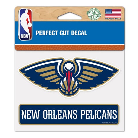 New Orleans Pelicans Logo Die Cut Decal Stickers Perfect Cut 4x3 inches Zion Williamson