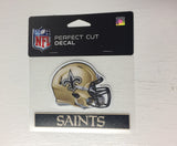 New Orleans Saints Helmet Perfect Cut Die Cut Decal Sticker 3x4 Inches