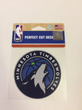 Minnesota Timberwolves 3" x 3" Perfect Cut Decal Window, Car or Laptop!