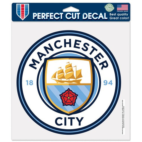 Manchester City FC 7" x 7" Die-Cut Decal Window, Car or Laptop!