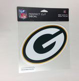 Green Bay Packers Logo Die Cut Decal Stickers Perfect Cut 8x5 inches