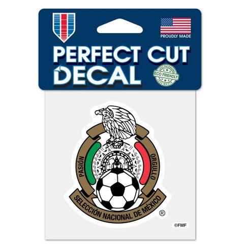 Mexico Soccer Logo Die Cut Decal Stickers Perfect Cut 3x2 Inches Futbol