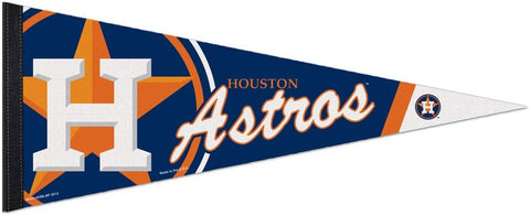 Houston Astros Logo Premium Pennant Felt Wool NEW!! Free Shipping
