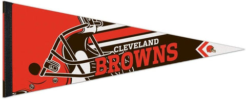 Cleveland Browns Premium Pennant Felt Wool NEW!! Free Shipping 12x30 Inches
