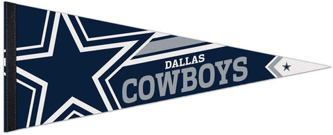 Dallas Cowboys Premium Pennant Felt Wool NEW!! Free Shipping 12x30 Inches