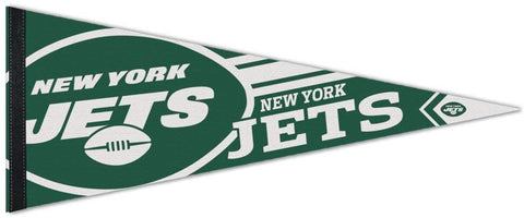 New York Jets Premium Pennant Felt Wool NEW!! Free Shipping 12x30 Inches
