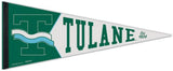 Tulane Green Wave Retro Logo Premium Pennant Felt Wool NEW!! Free Shipping 12x30 Inches