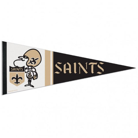 New Orleans Saints Retro Logo Premium Pennant Felt Wool NEW!! Free Shipping