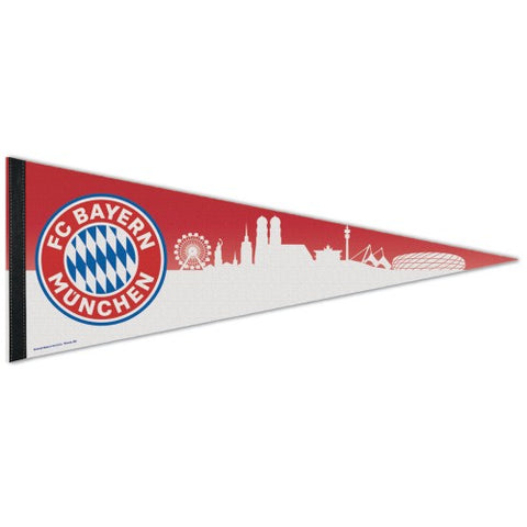 FC Bayern Munich Logo Premium Pennant Felt Wool NEW!! Free Shipping