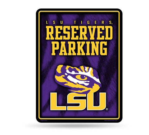 LSU Tigers Logo Aluminum Parking Sign NEW!!