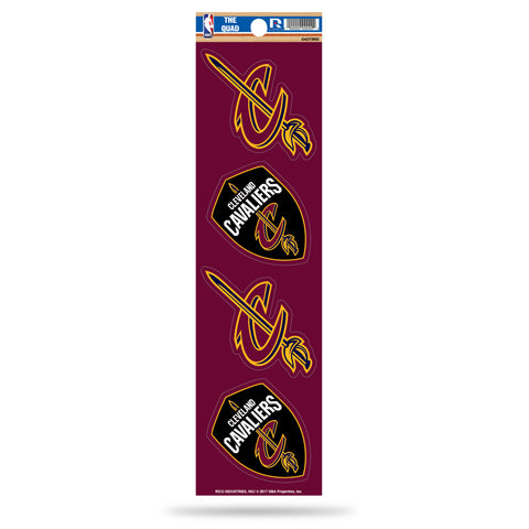 Cleveland Cavaliers Set of 4 Decals Stickers The Quad by Rico 2x2 Inches