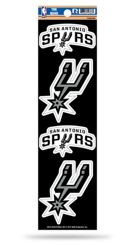 San Antonio Spurs Set of 4 Decals Stickers The Quad by Rico 3x2 Inches Yeti