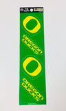 Oregon Ducks Set of 4 Decals Stickers The Quad by Rico 2x2 Inches