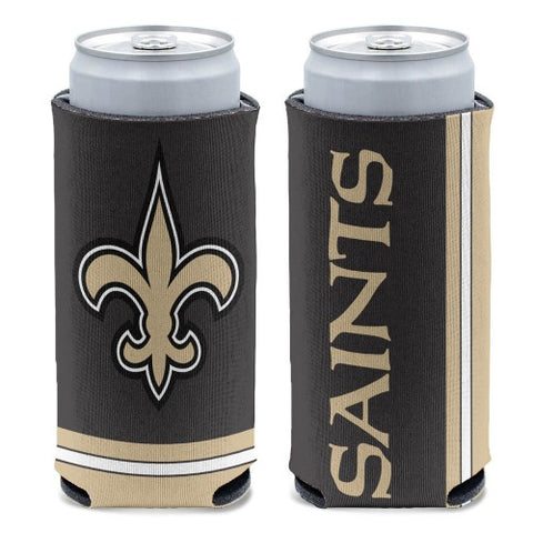 New Orleans Saints Slim Can Koozie Holder Collapsible