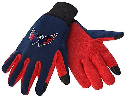 Washington Capitals Texting Gloves NEW One Size Fits Most FOCO