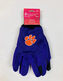 Clemson Tigers Texting Gloves NEW!