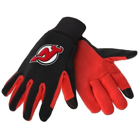 New Jersey Devils Texting Gloves NEW One Size Fits Most FOCO