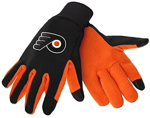 Philadelphia Flyers Texting Gloves NEW One Size Fits Most FOCO
