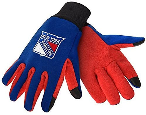 New York Rangers Texting Gloves NEW One Size Fits Most FOCO