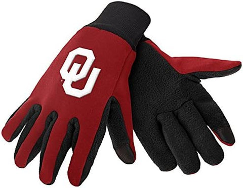 Oklahoma Sooners Texting Gloves NEW One Size Fits Most FOCO