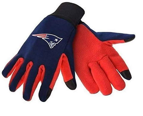 New England Patriots Texting Gloves NEW One Size Fits Most FOCO