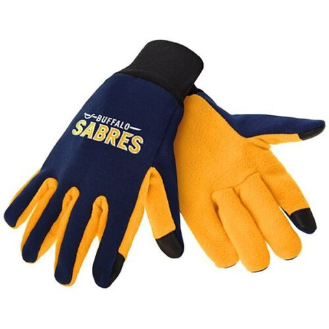 Buffalo Sabres Texting Gloves NEW One Size Fits Most FOCO