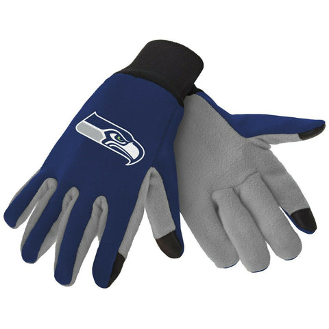 Seattle Seahawks Texting Gloves NEW One Size Fits Most FOCO
