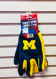 Michigan Wolverines Texting Gloves NEW!
